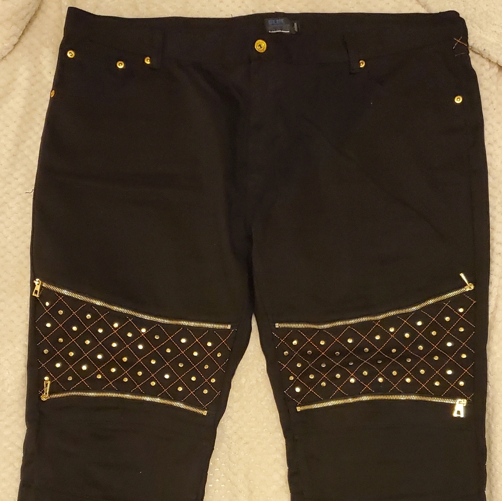 Men's black jeans